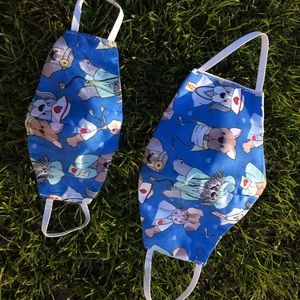 Handmade to order Gameday mask ready to ship